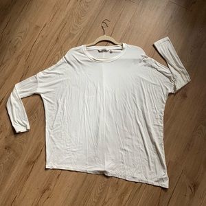 Athleta cloudlight asymmetrical long sleeve top